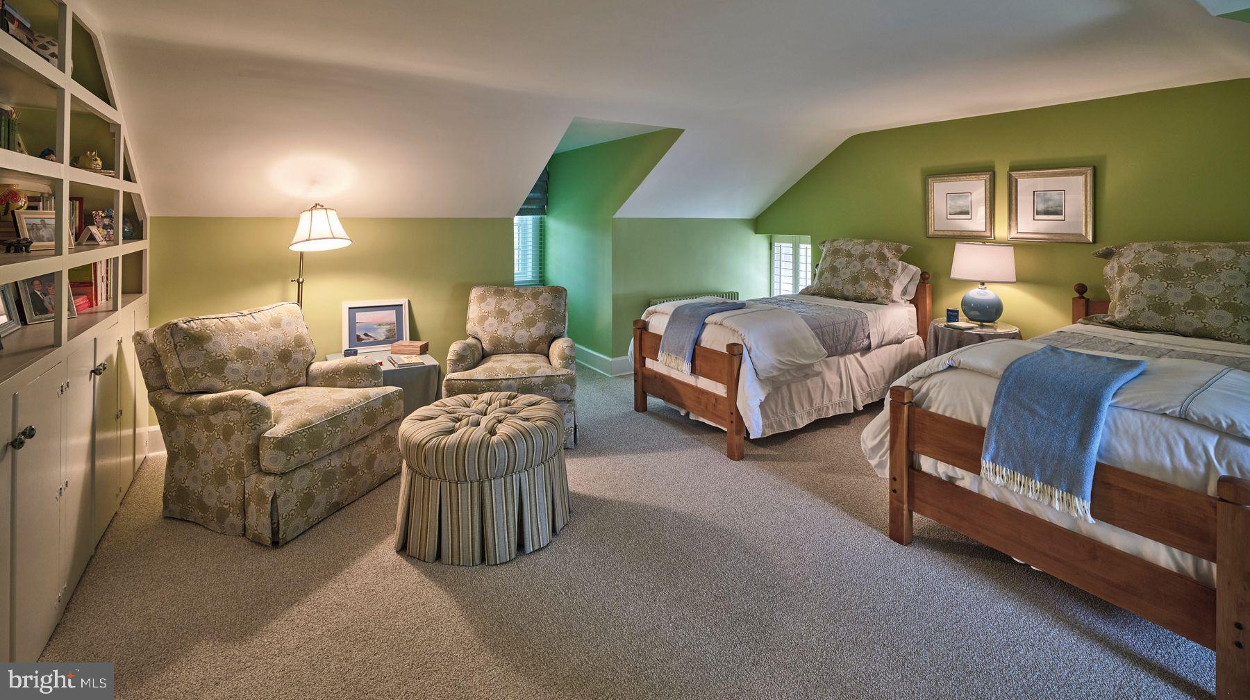 6398 Durham Road Pipersville, PA 18947 - Photo 29 of 68 a bedroom with two beds and painting on the wall