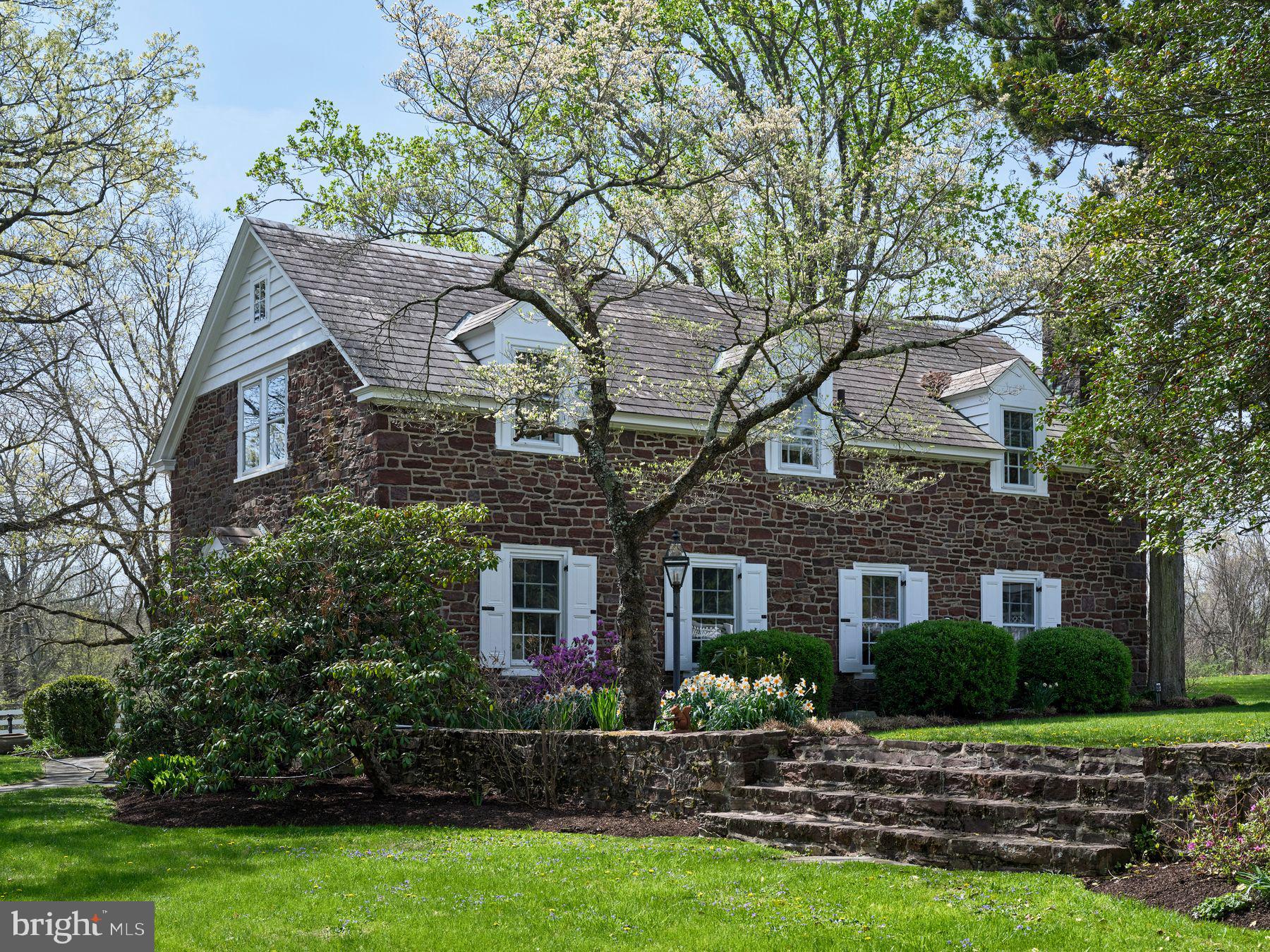 6398 Durham Road Pipersville, PA 18947 - Photo 43 of 68 a front view of a house with a yard