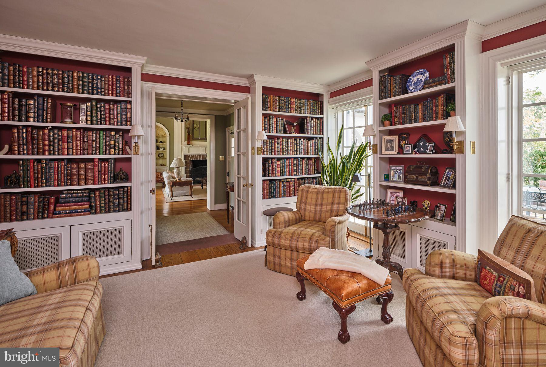 6398 Durham Road Pipersville, PA 18947 - Photo 6 of 68 a living room with furniture and a book shelf