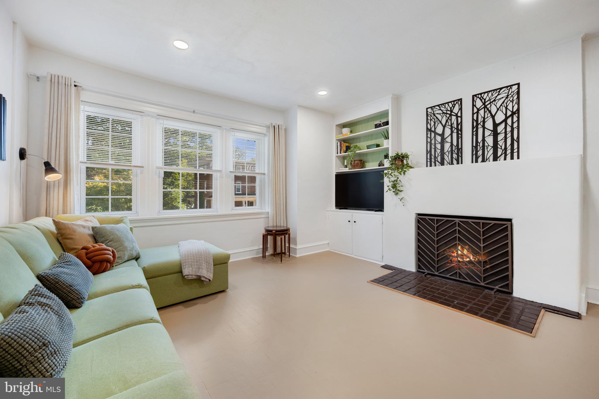 361 East Butler Avenue Ambler, PA 19002 - Photo 18 of 39 a living room with furniture and a fireplace