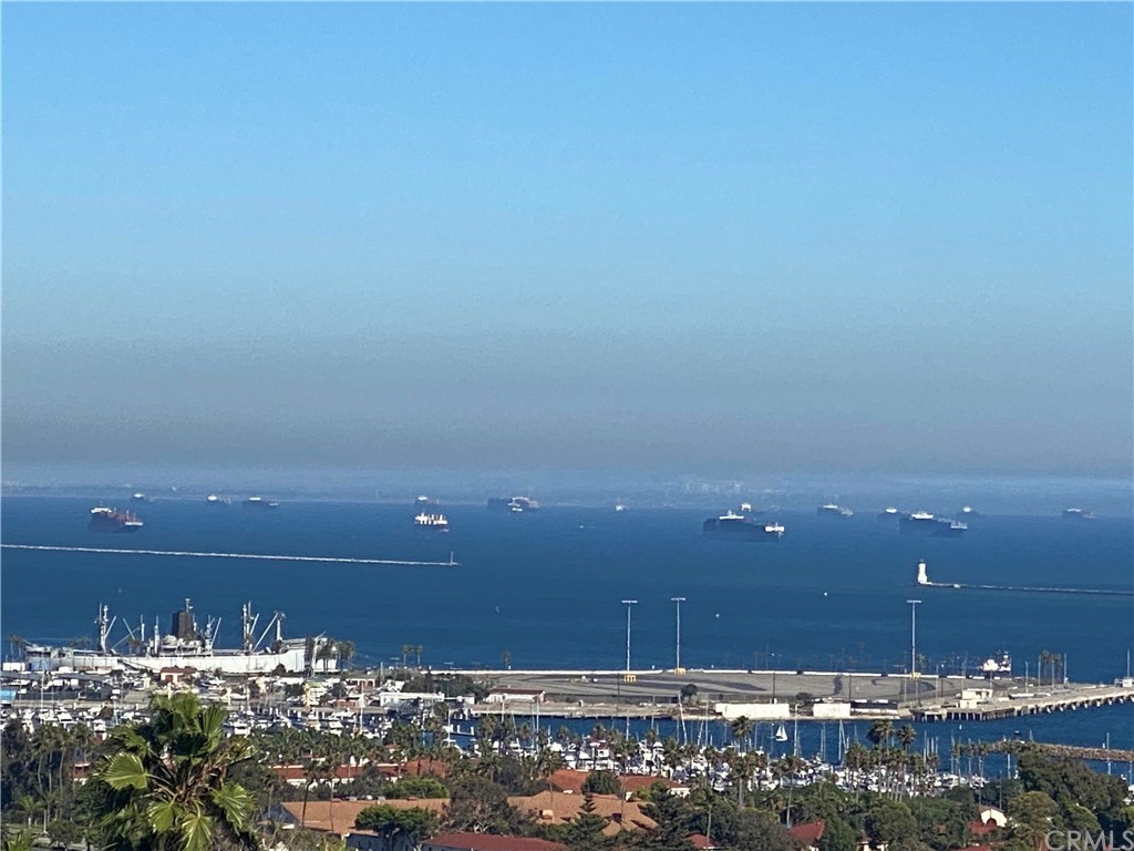 Panoramic 180 degree ocean view