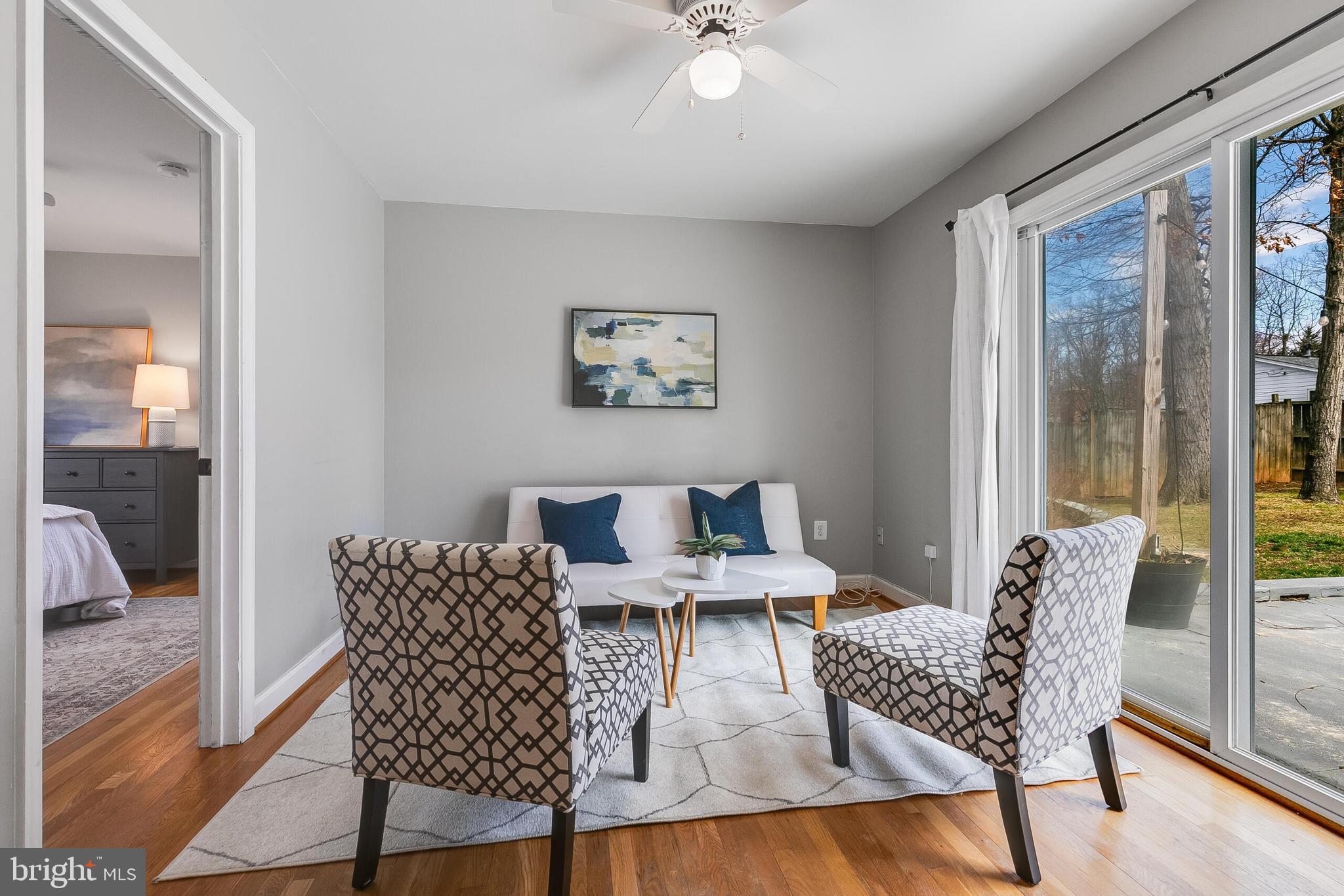 7003 Vancouver Road Springfield, VA 22152 - Photo 25 of 38 a view of a dining room with furniture window and outside view