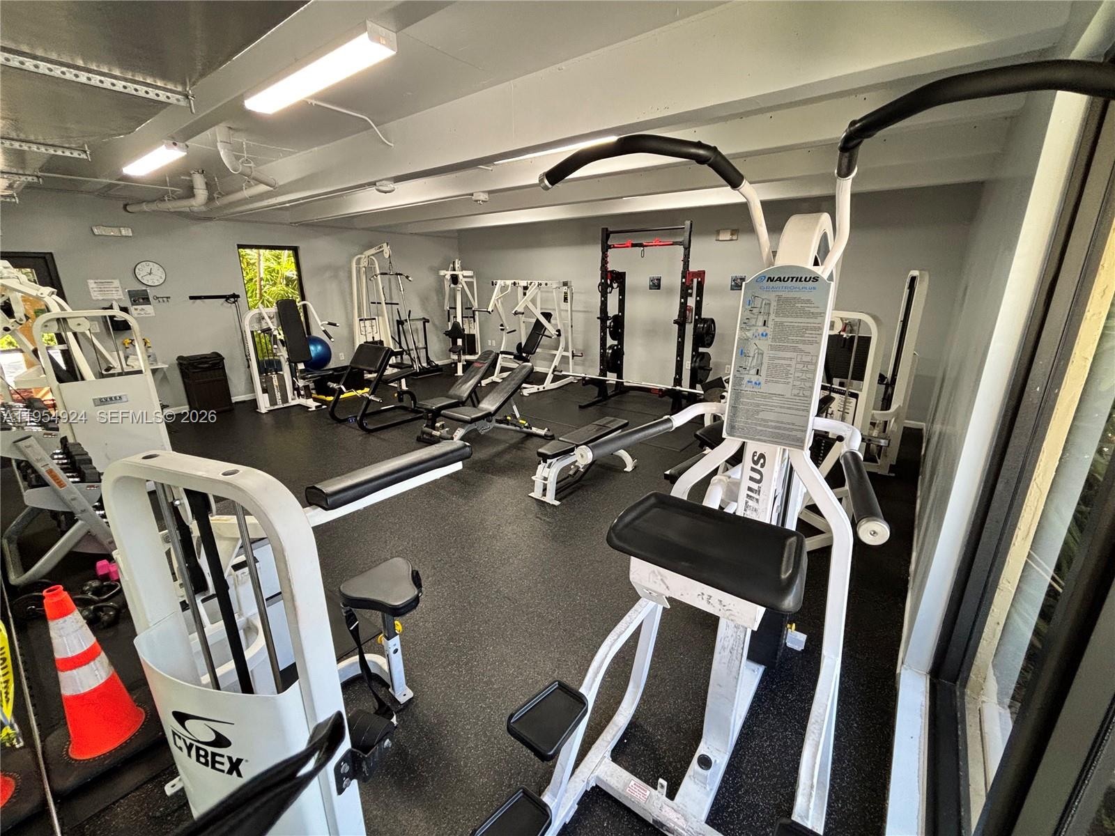 9301 Southwest 92nd Avenue, Unit A320 Miami, FL 33176 - Photo 17 of 20 a view of a room with gym equipment