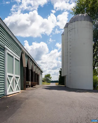 a view of a yard with an outdoor space