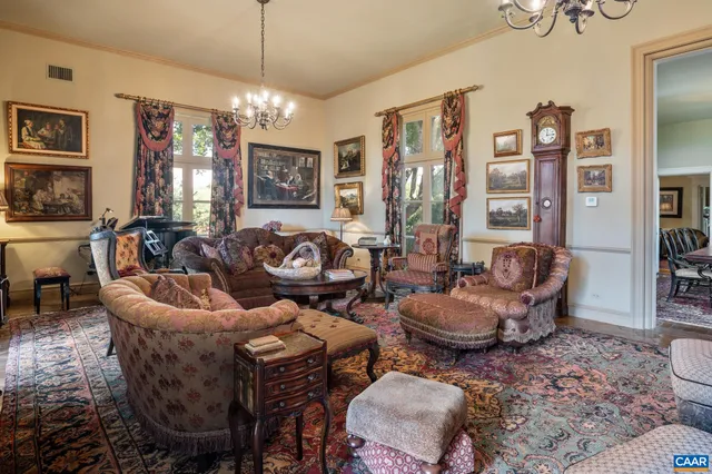 a view of a chairs and table in a patio