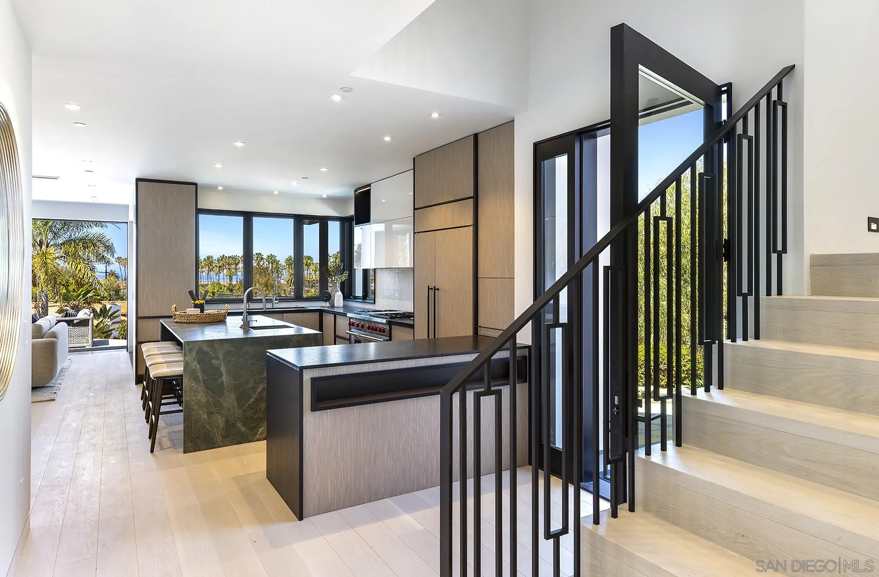 2045 Lowry Place La Jolla, CA 92037 - Photo 11 of 52 a view of a livingroom with furniture and stairs