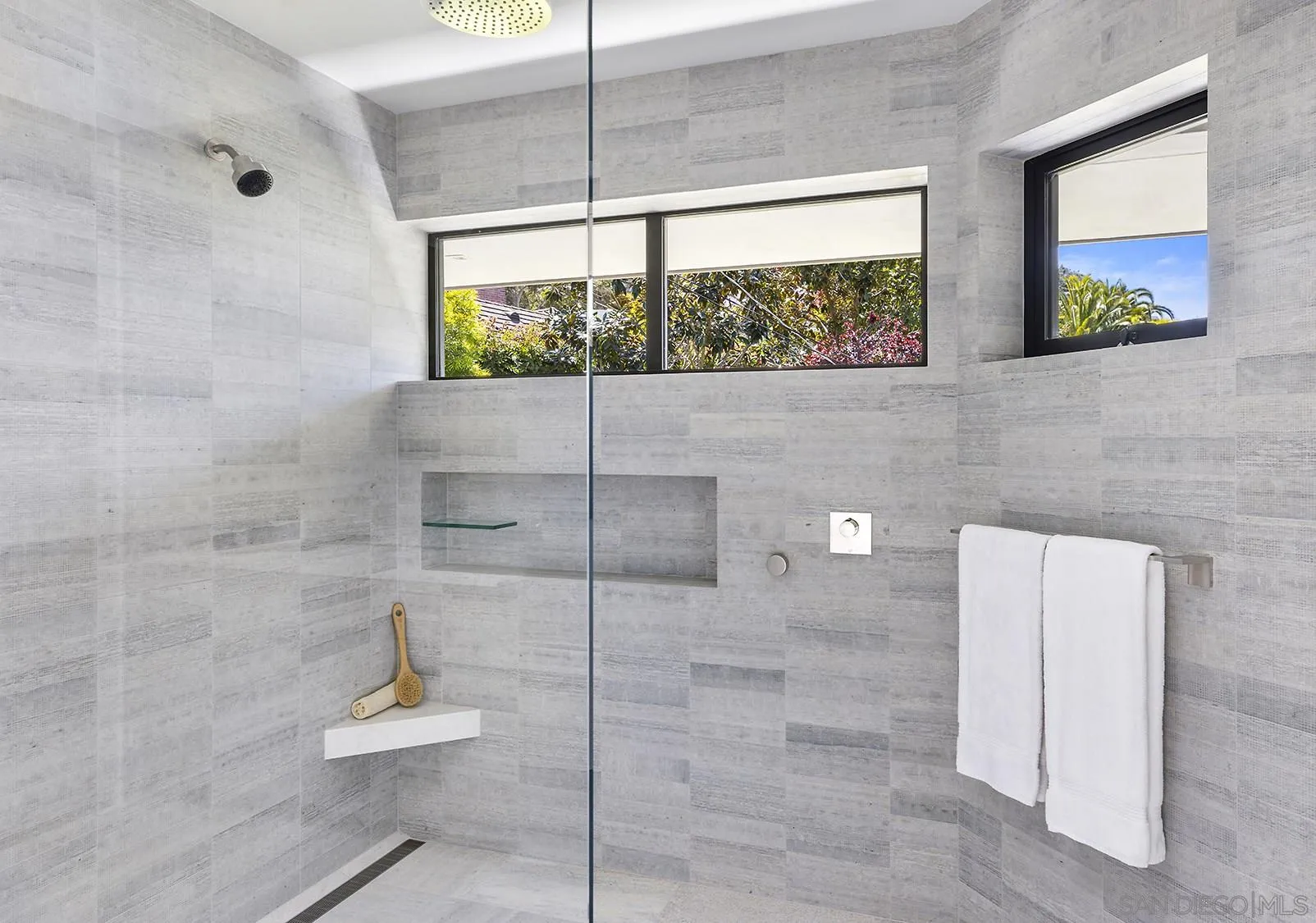 2045 Lowry Place La Jolla, CA 92037 - Photo 38 of 52 a bathroom with a sink and a shower
