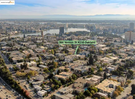 a view of tall buildings