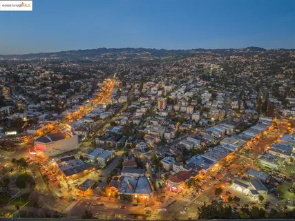 a view of city and ocean