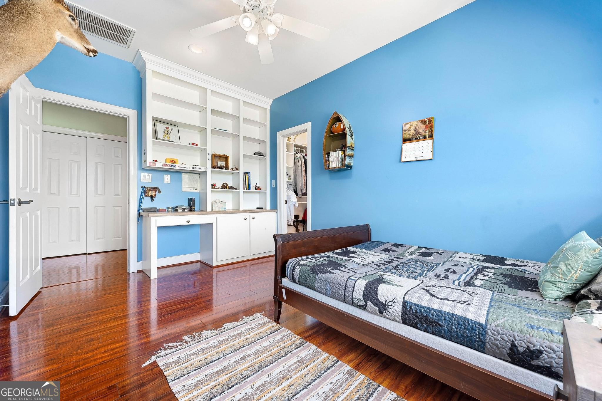 366 Curt Bailey Road Hartwell, GA 30643 - Photo 55 of 83 a bedroom with a bed and a view of kitchen