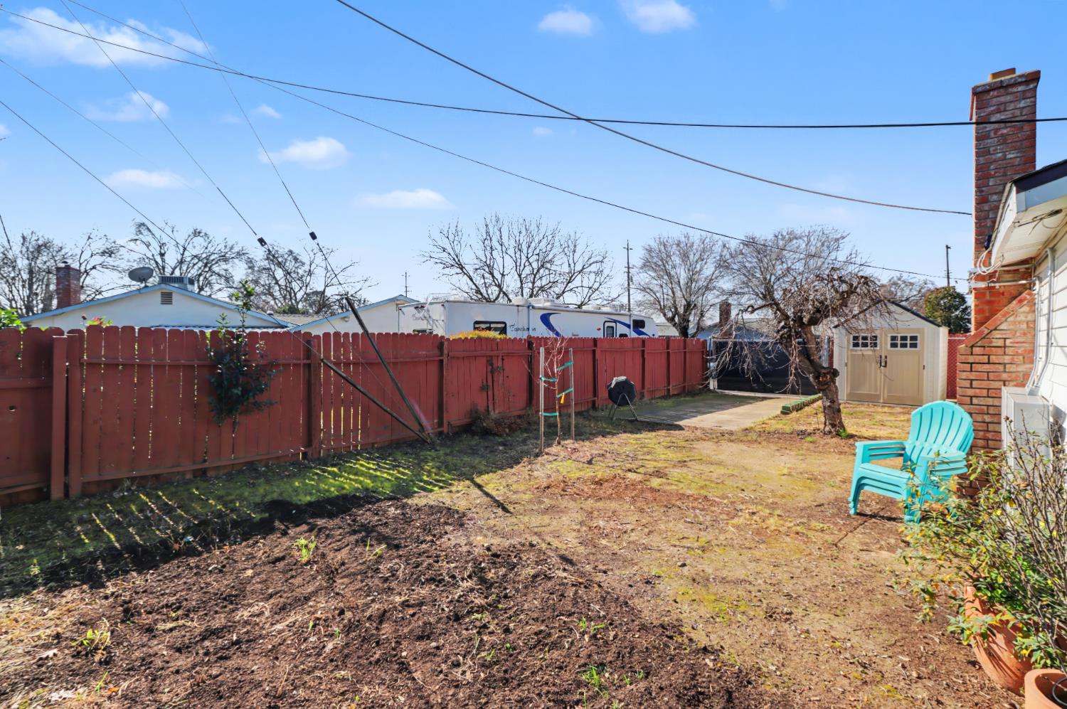 10500 Spaulding Way Rancho Cordova, CA 95670 - Photo 28 of 39 a view of backyard with wooden fence