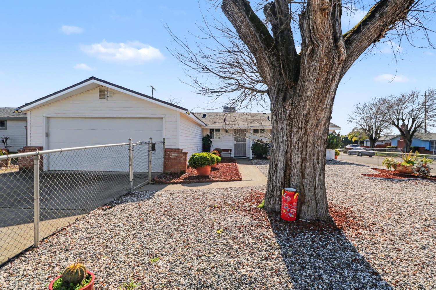 10500 Spaulding Way Rancho Cordova, CA 95670 - Photo 37 of 39 a street view with a barbeque and a large tree