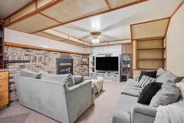 890 Grandview Road Ellwood City, PA 16117 - Photo 27 of 33 a living room with furniture and a flat screen tv