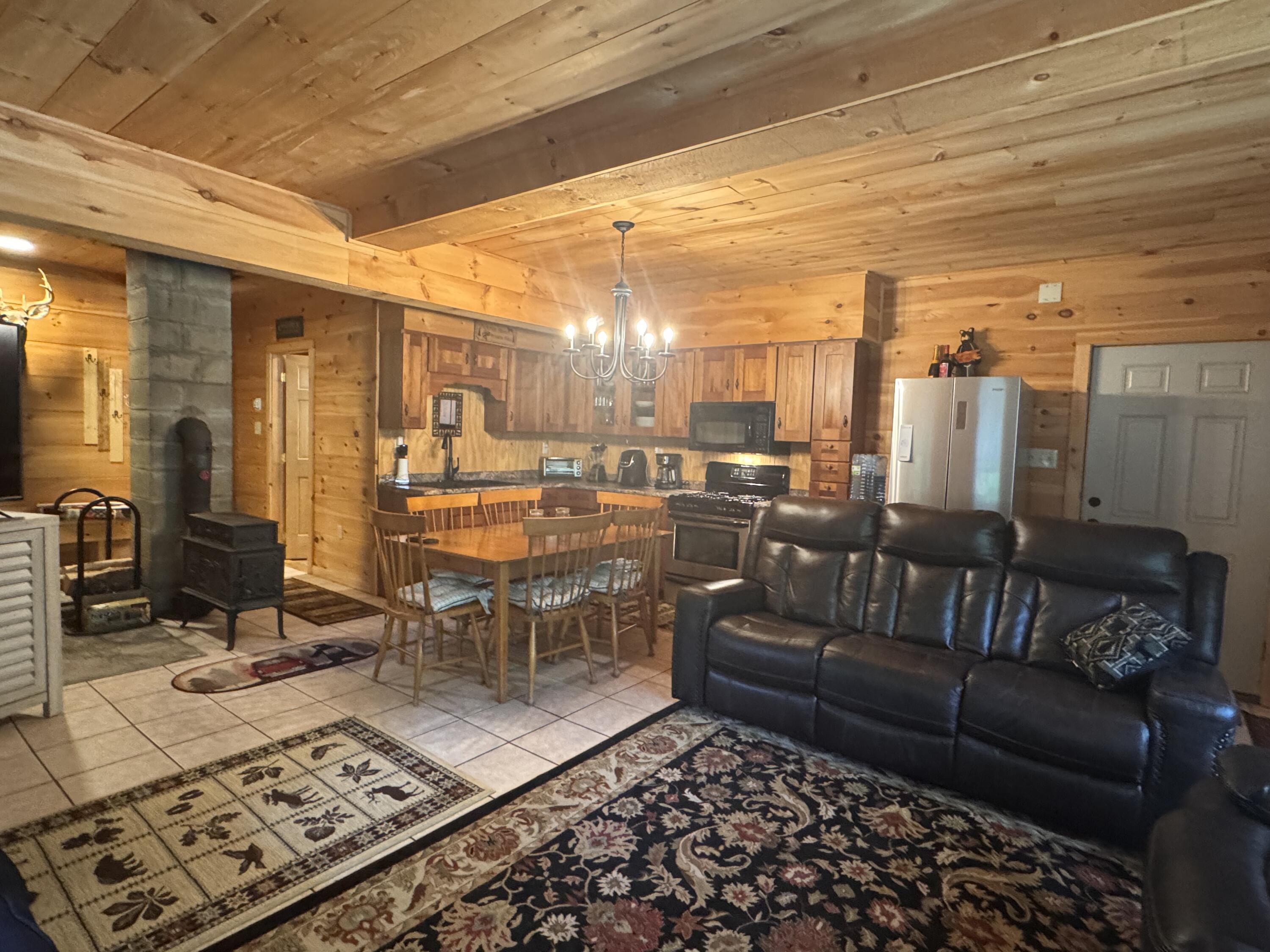 141 Parkman Road Wellington, ME 04942 - Photo 10 of 17 Wood burning stove for Maine winters