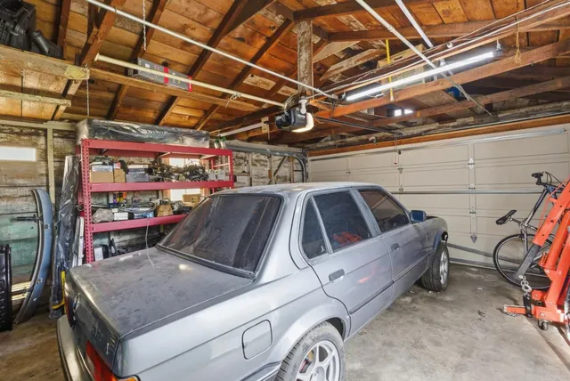 a view of a storage in a room