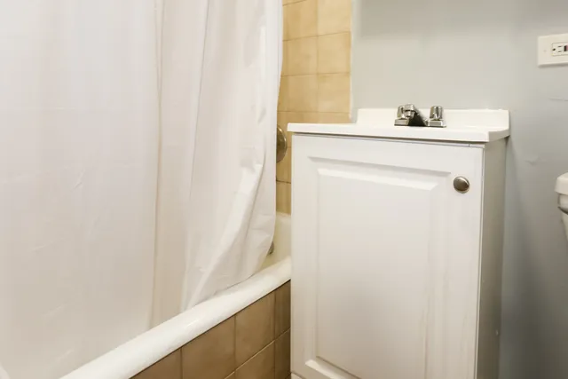 a utility room with a sink