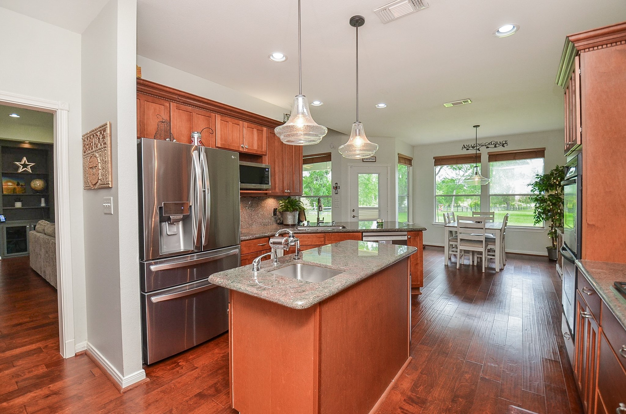 27644 Spring Hill Road Hempstead, TX 77445 - Photo 13 of 50 It's clear sailing from kitchen to naturally lit breakfast nook, straight ahead.