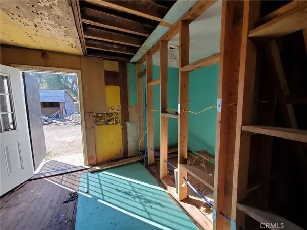 a view of wooden floor