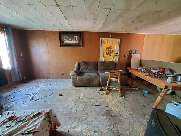 a workspace with furniture and window