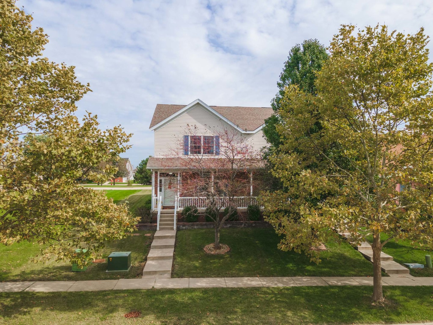 1611 Belclare Road Normal, IL 61761 - Photo 2 of 34 a view of a house with a small pool