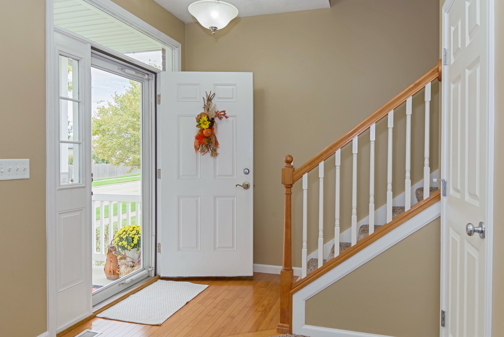 1611 Belclare Road Normal, IL 61761 - Photo 5 of 34 a view of an entryway with wooden floor