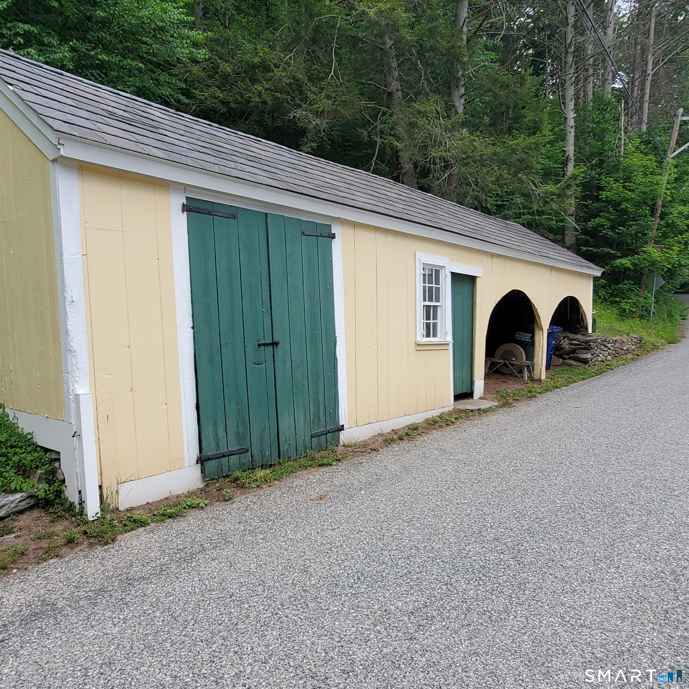 24 Ayer Road Franklin, CT 06254 - Photo 10 of 15 Slate roofed carriage house across the road from the house.