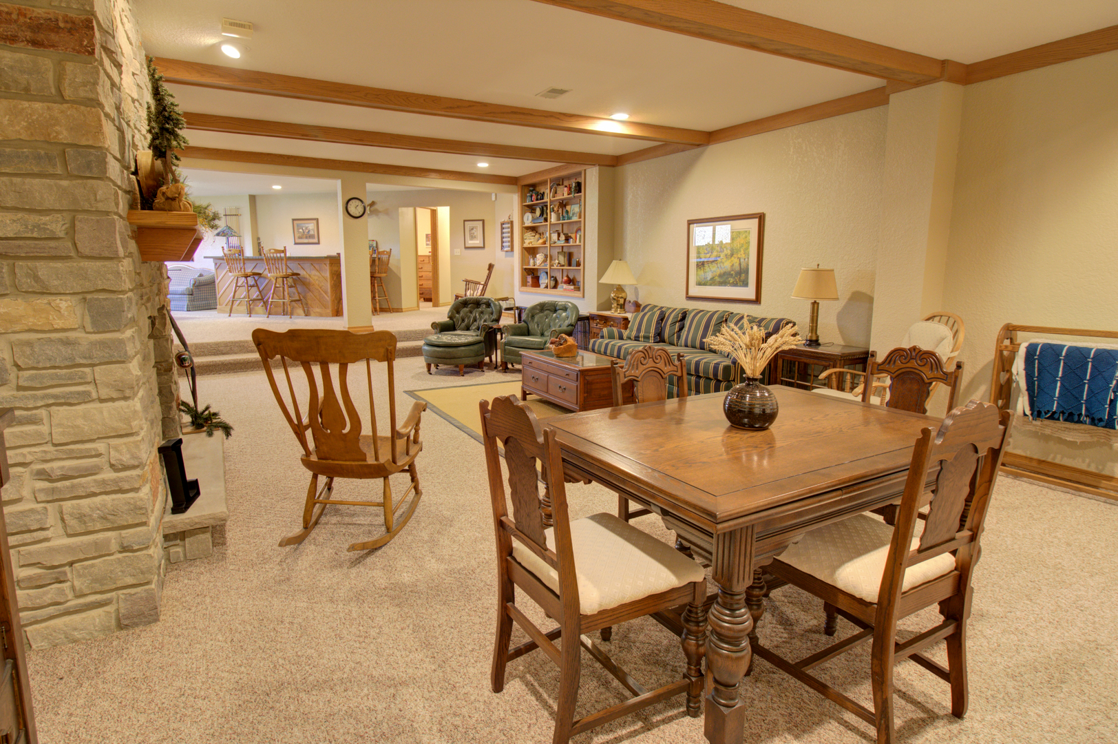 16360 Spring Valley Road Morrison, IL 61270 - Photo 33 of 60 a view of a dining room with furniture