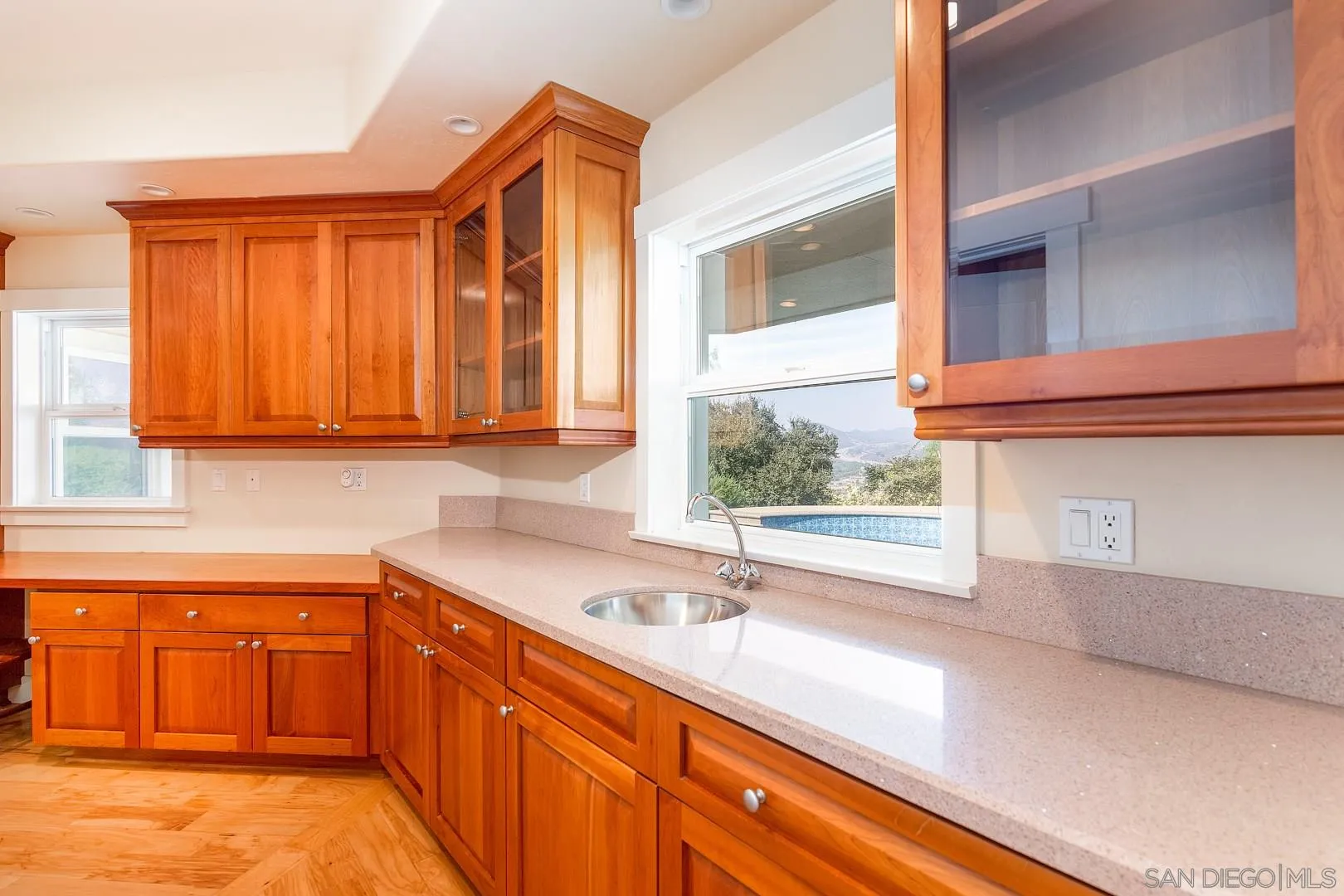 3880 Dos Ninos Road Fallbrook, CA 92028 - Photo 23 of 39 a kitchen with a sink and a window