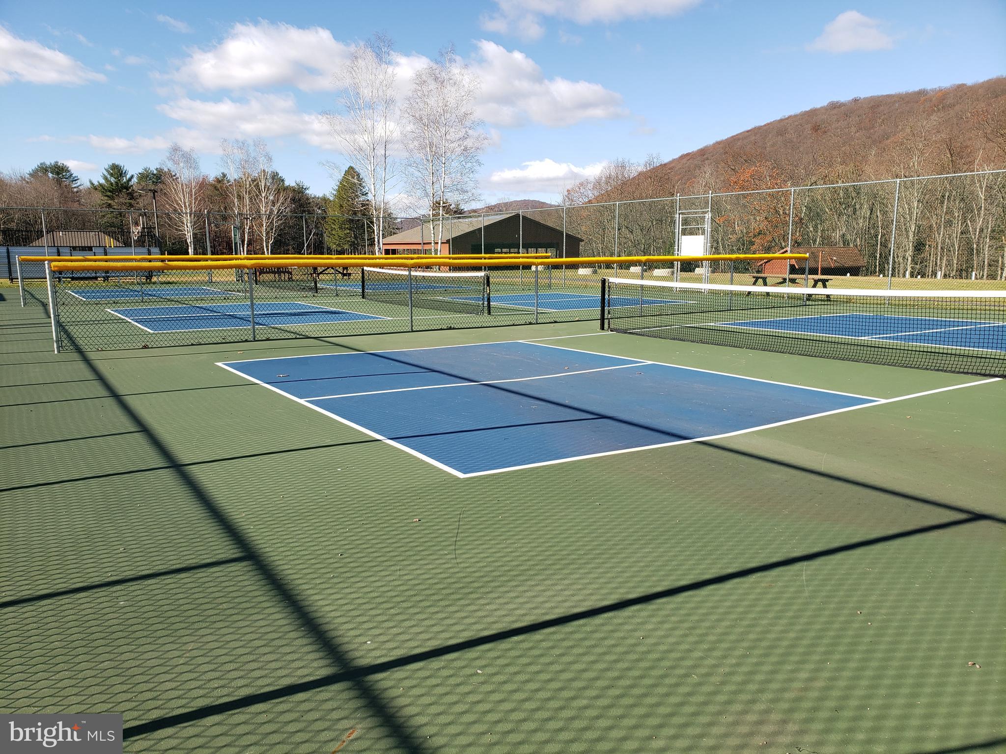 248 Country Club Drive Hazleton, PA 18202 - Photo 81 of 91 a view of an outdoor space and tennis court