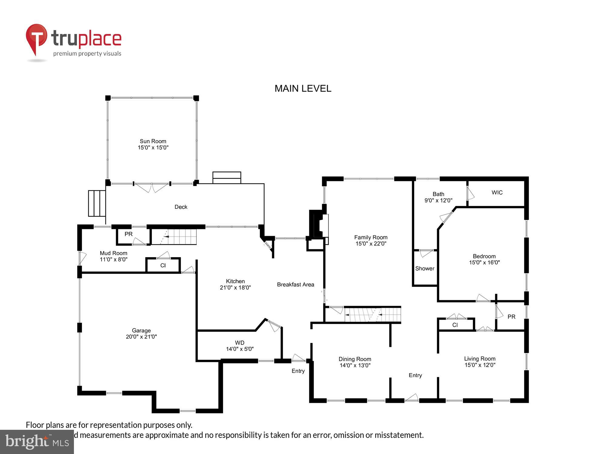13426 Query Mill Road North Potomac, MD 20878 - Photo 41 of 43 Main Floor Plan