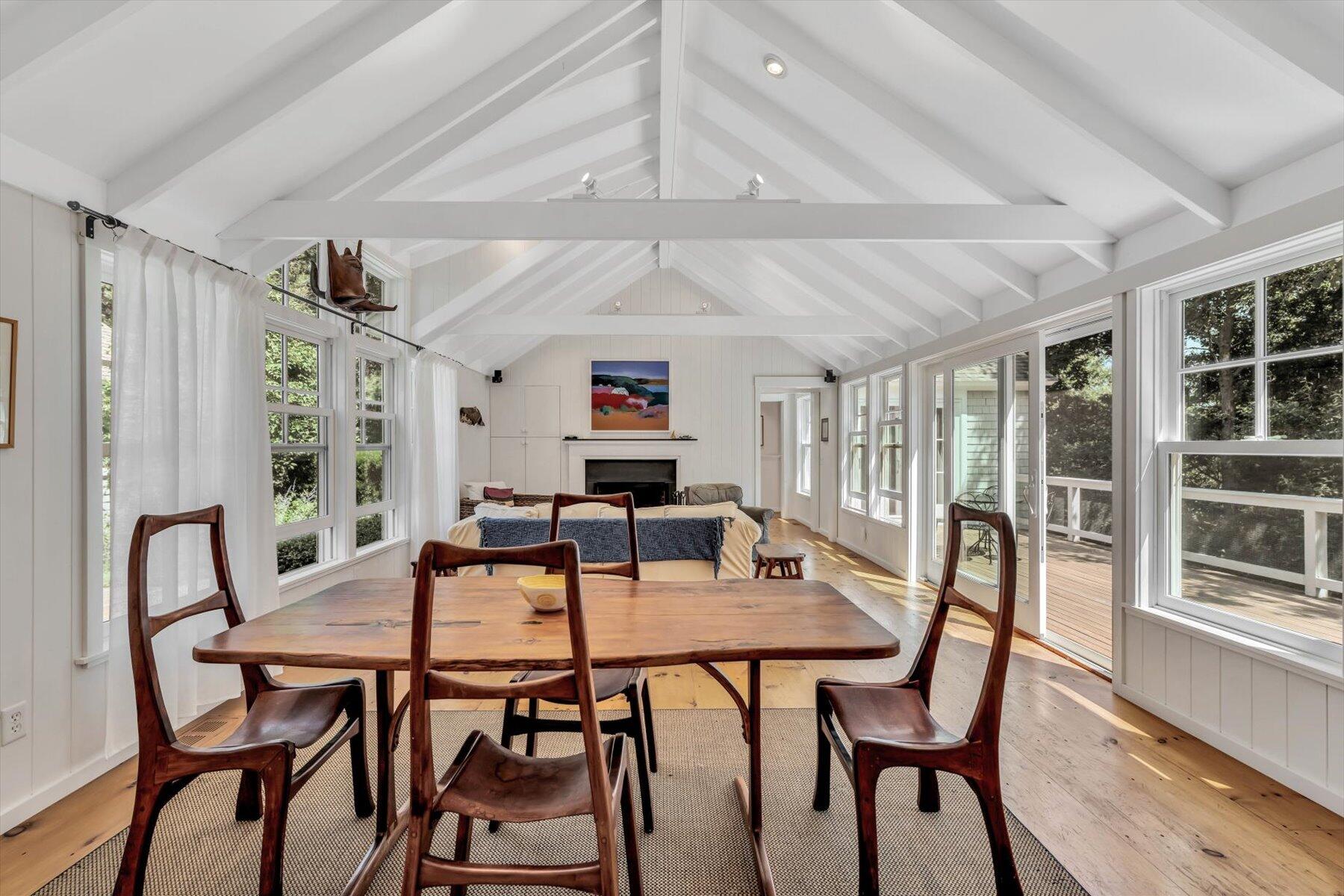16 Tom's Hill Road Truro, MA 02666 - Photo 2 of 27 a dining room with furniture and window