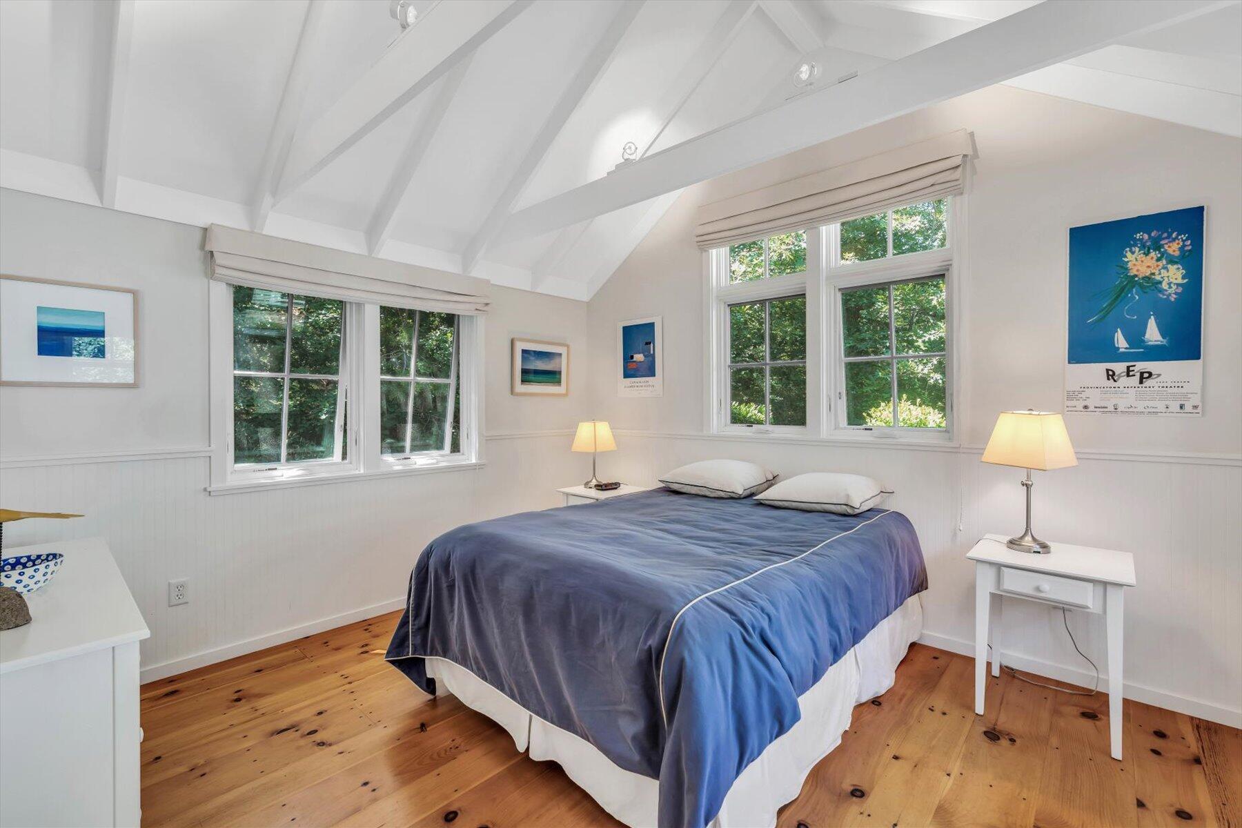 16 Tom's Hill Road Truro, MA 02666 - Photo 7 of 27 a bedroom with a bed and a window