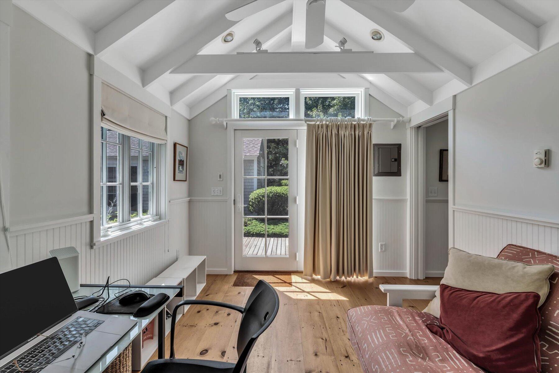 16 Tom's Hill Road Truro, MA 02666 - Photo 10 of 27 a workspace with furniture and window