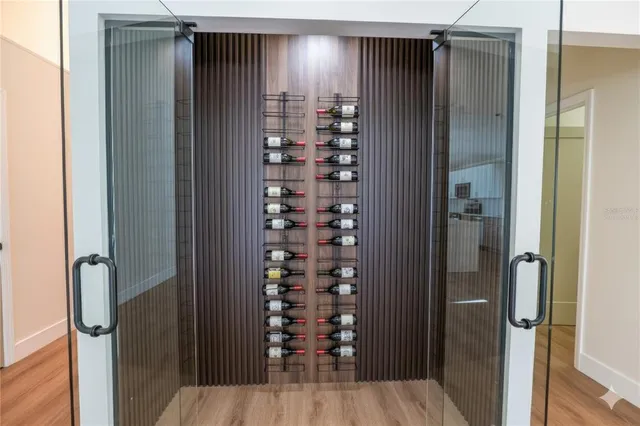 a view of a bathroom with a shower