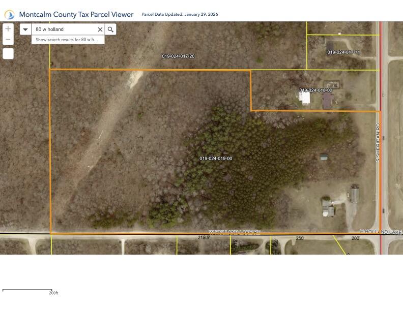 80 West Holland Lake Road Sidney, MI 48885 - Photo 22 of 22 Ariel 80 W Holland Lake