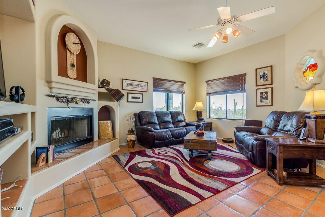 5554 North Arizona Road Apache Junction, AZ 85119 - Photo 7 of 30 Living Room Stain Glass