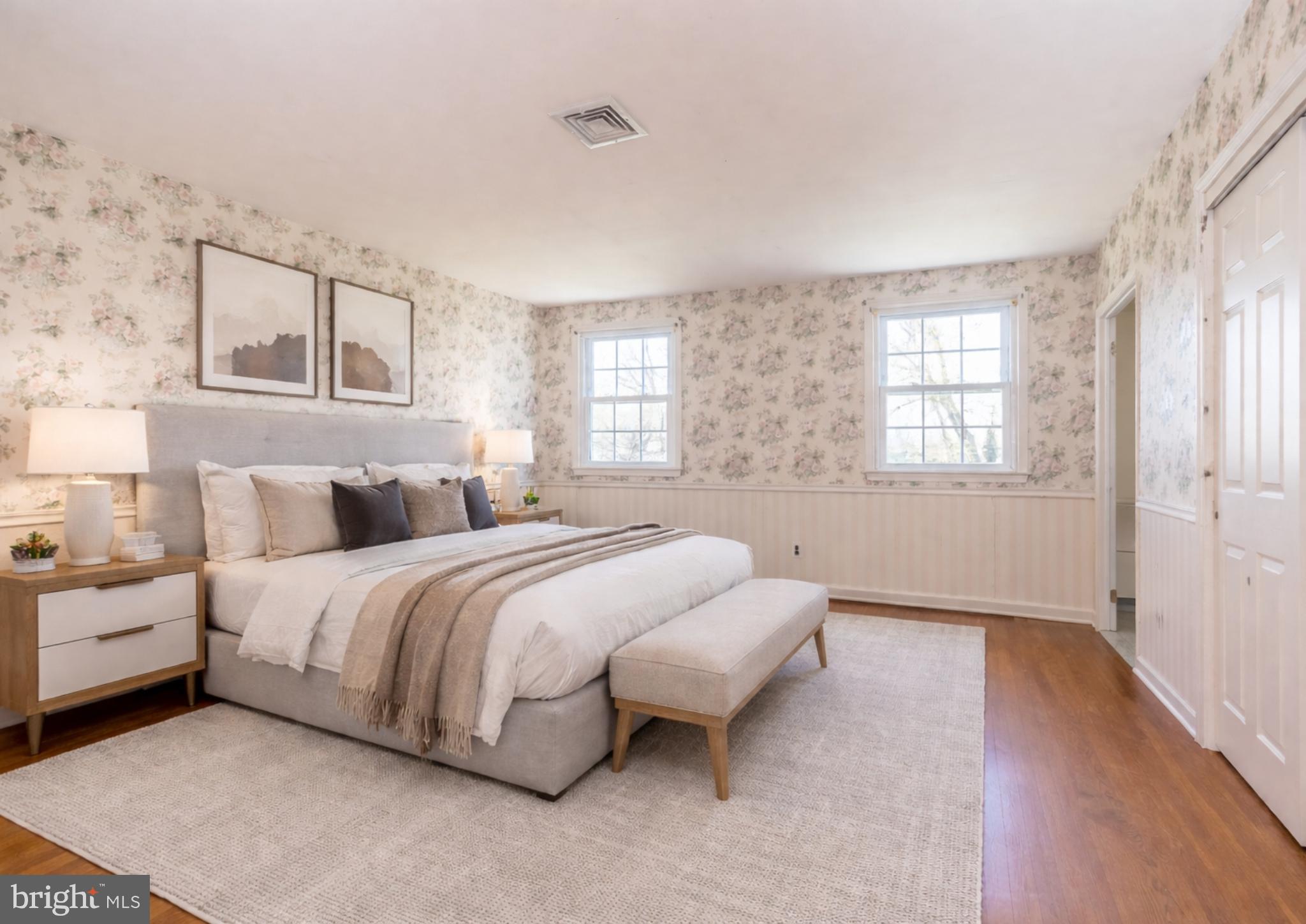 67 Pine Avenue Richboro, PA 18954 - Photo 40 of 59 Virtually staged primary bedroom