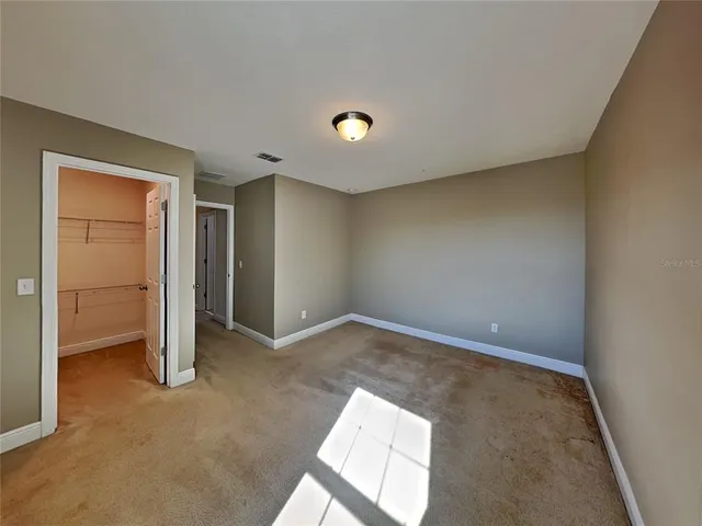 an empty room with a empty space