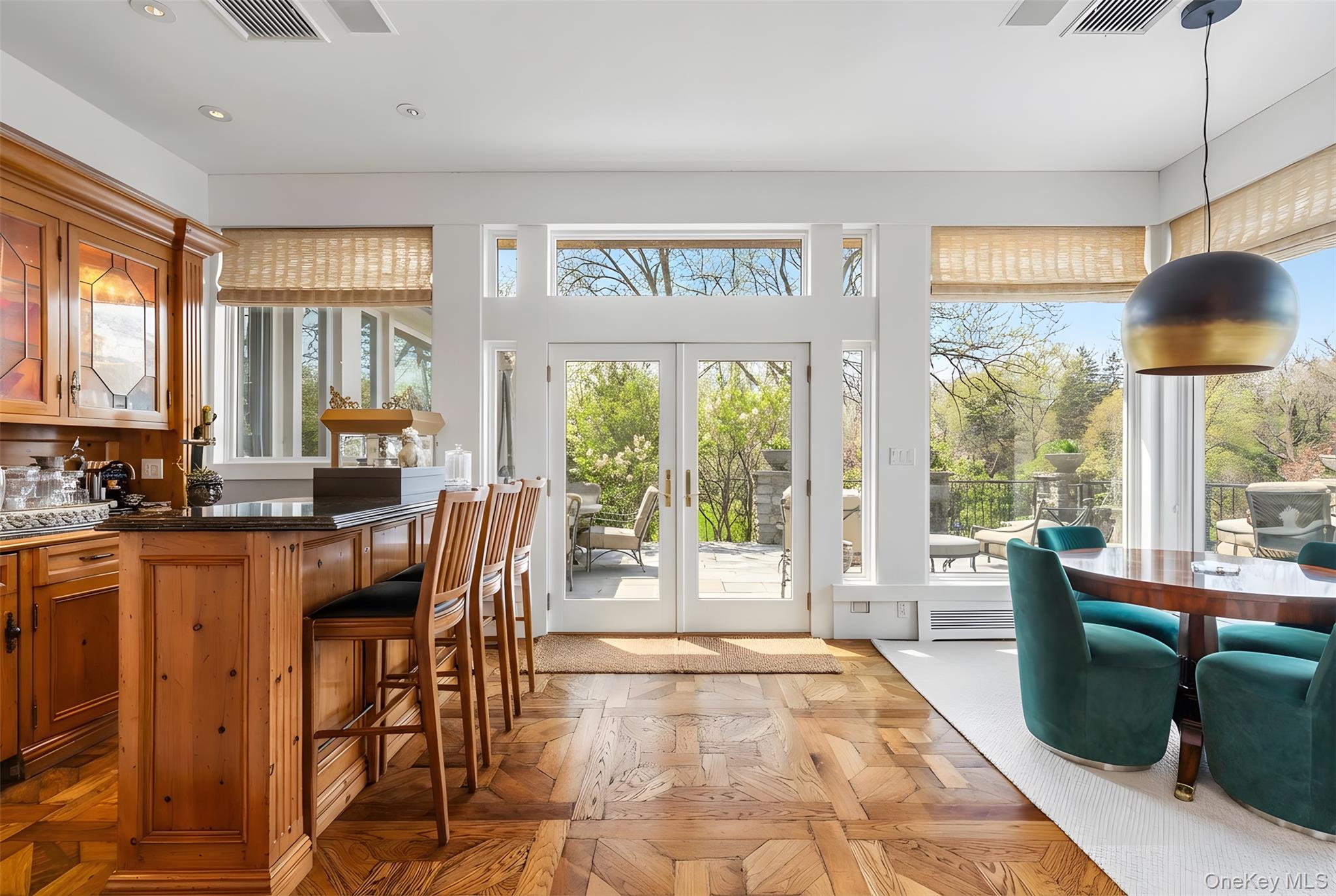 150 Old Farm Road North Chappaqua, NY 10514 - Photo 11 of 44 a view of a dining room with furniture window and outside view