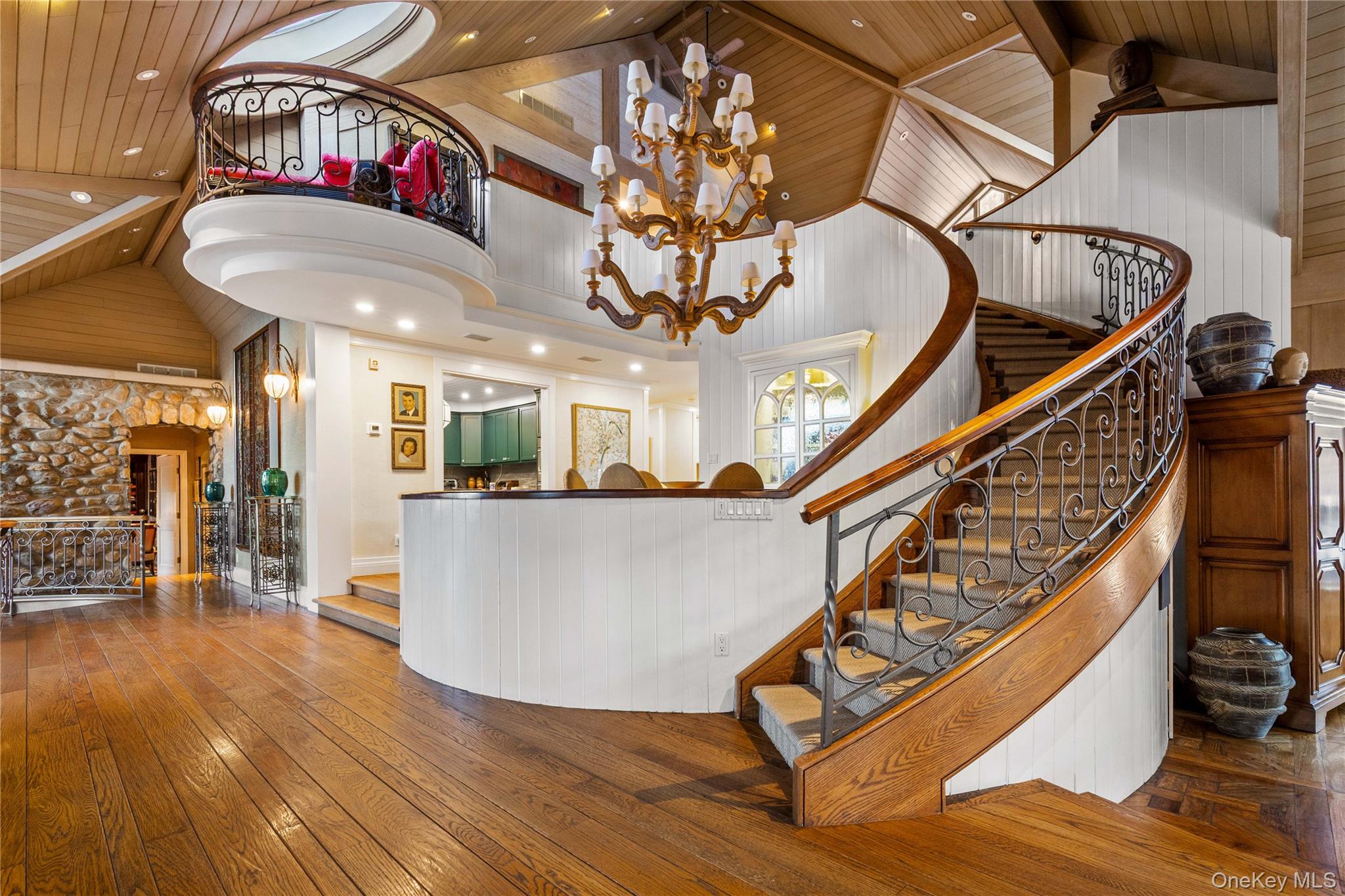 150 Old Farm Road North Chappaqua, NY 10514 - Photo 19 of 44 a view of an entryway and hall with wooden floor