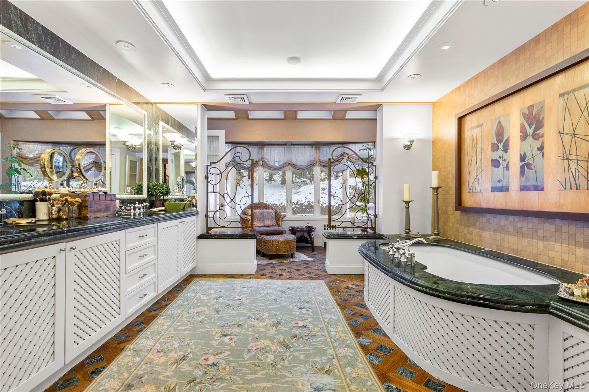 150 Old Farm Road North Chappaqua, NY 10514 - Photo 26 of 44 a large spacious bathroom with a large tub and sink