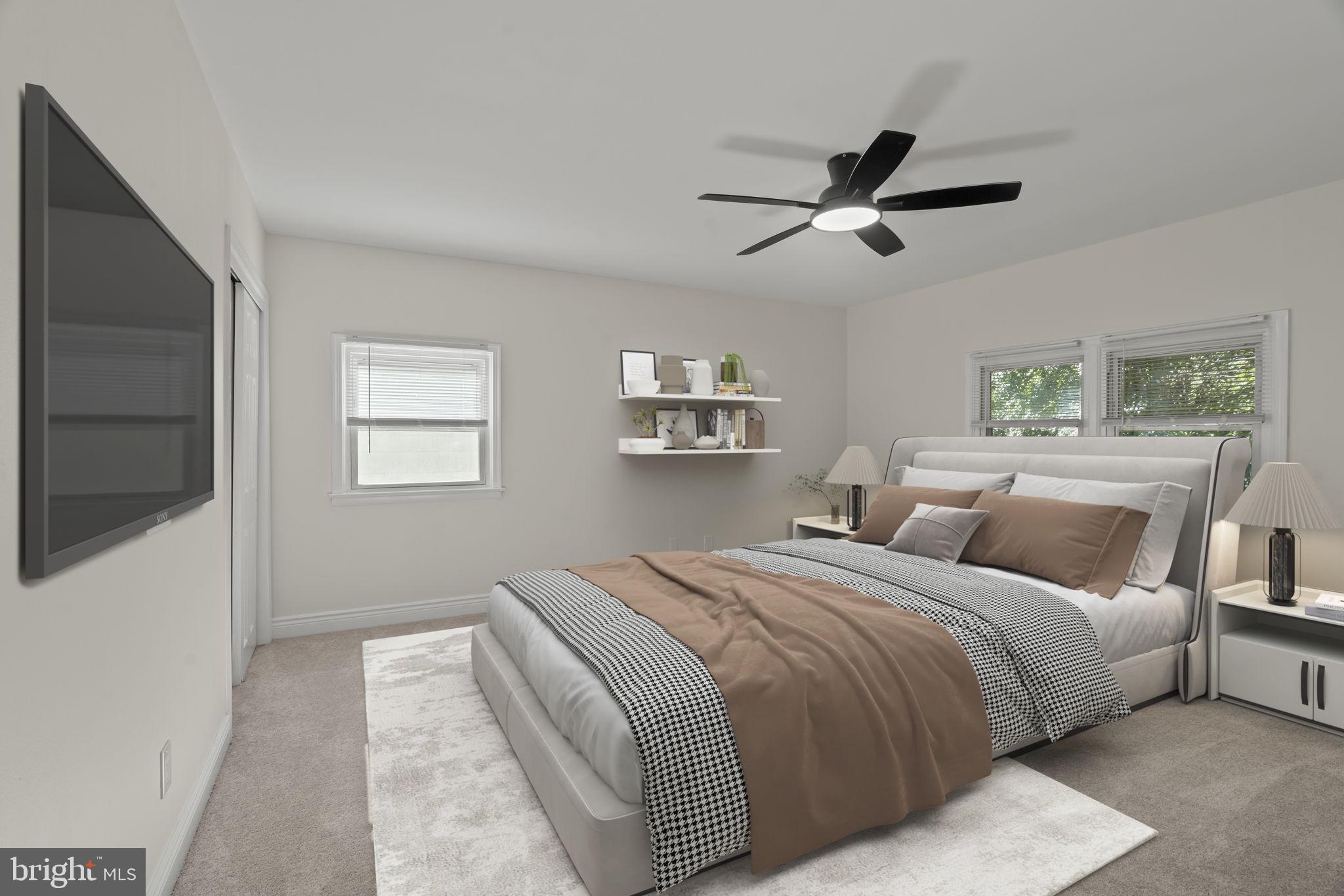 220 Glendale Road Havertown, PA 19083 - Photo 14 of 29 a bedroom with a large bed and a window