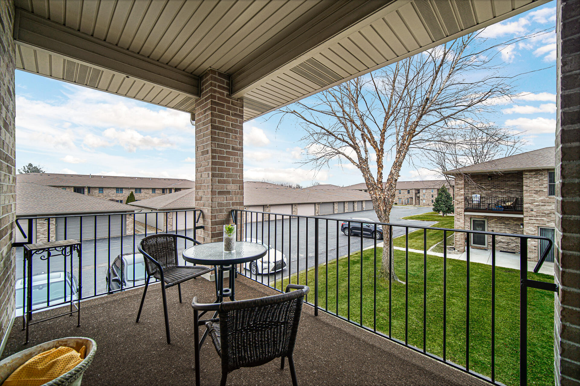 947 Oak Drive Crown Point, IN 46307 - Photo 19 of 23 a view of a balcony with furniture
