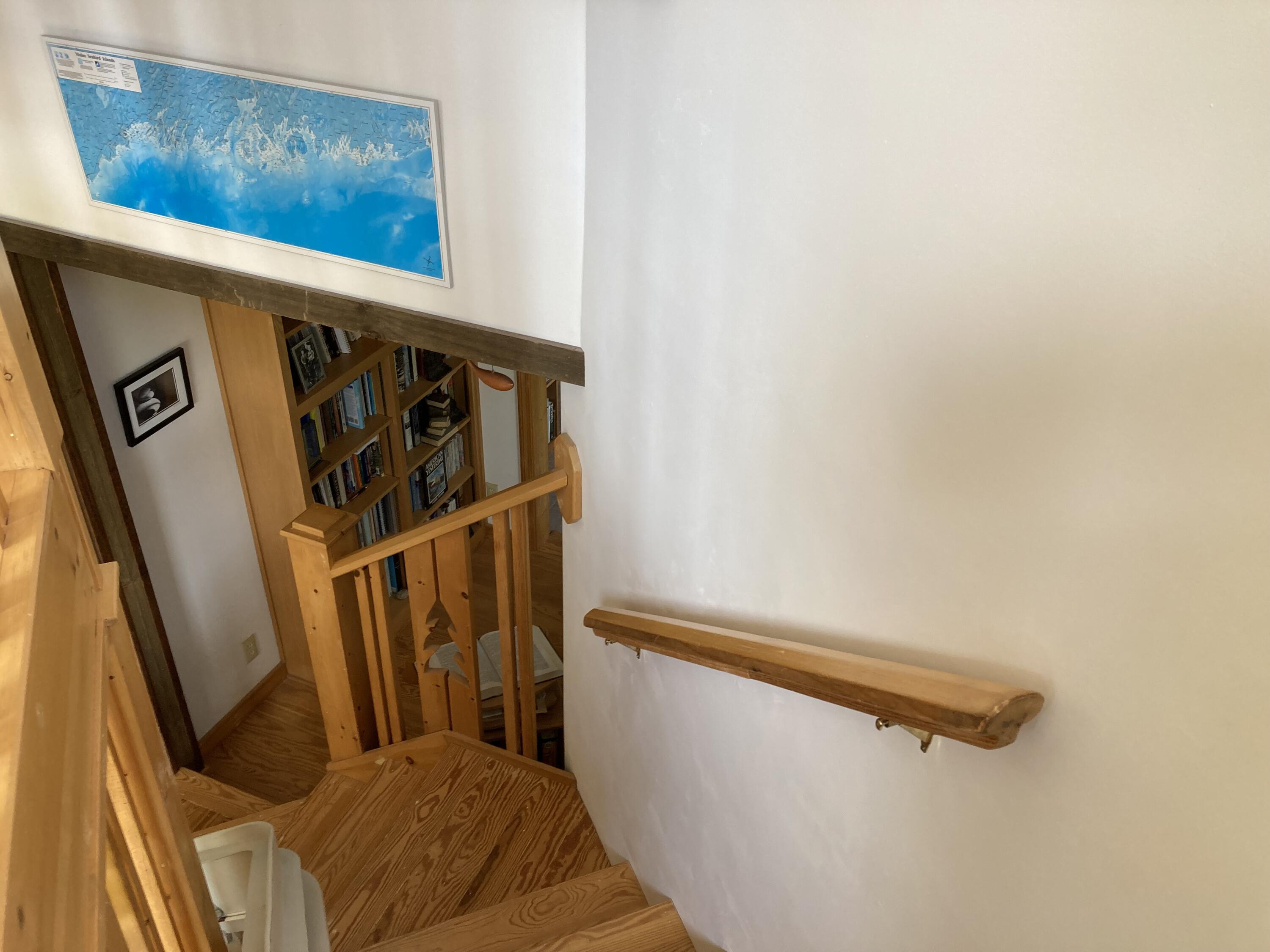 68 Crowley Island Road Corea, ME 04624 - Photo 15 of 24 Stairway to second-floor.