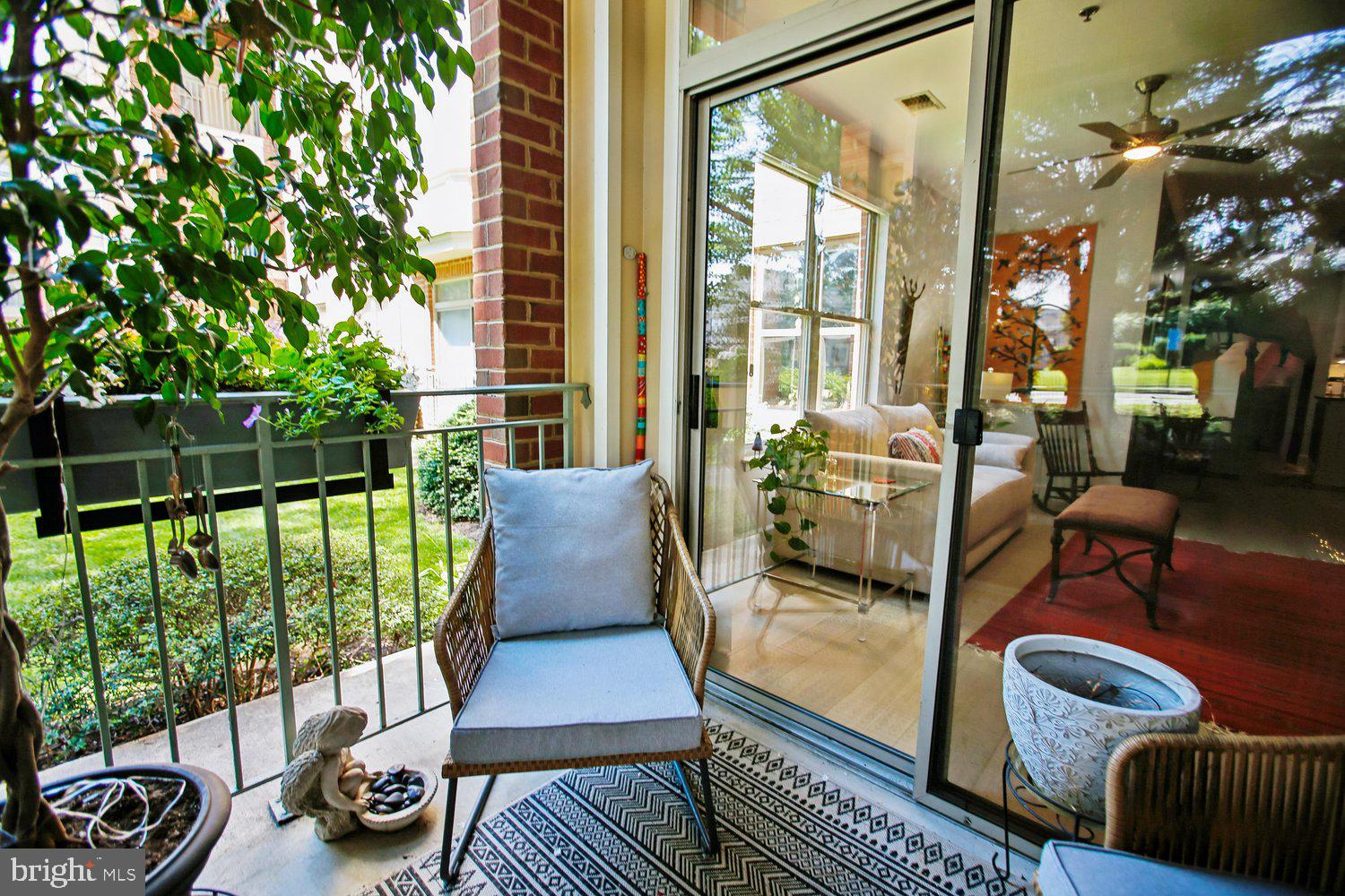 1855 Stratford Park Place, Unit 103 Reston, VA 20190 - Photo 32 of 49 Balcony