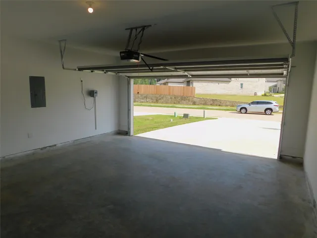 a view of a backyard with a garden