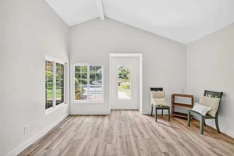 a view of a room with storage and utility room