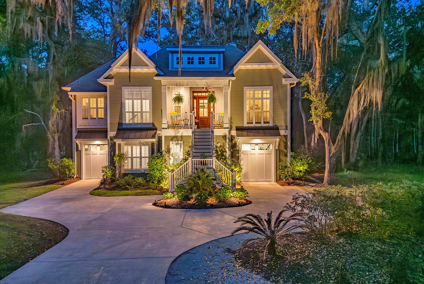 1033 Tuckers Road Pawleys Island, SC 29585 - Photo 57 of 70 Night View Home