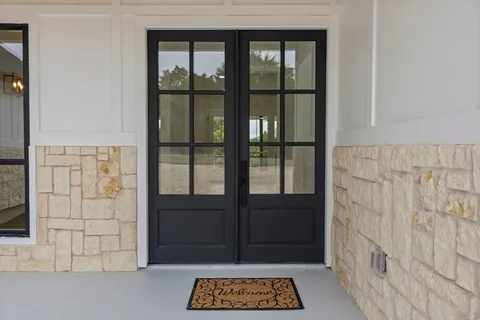 a view of front door