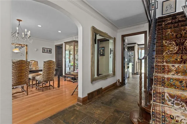 a view of a livingroom with furniture and window